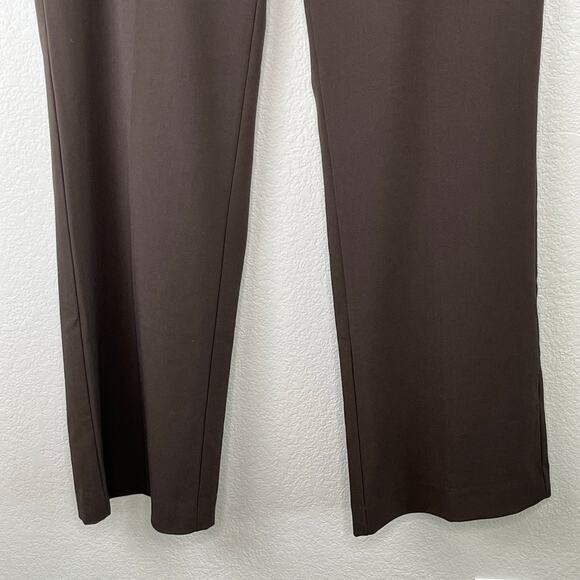 Three Seasons Brown Maternity Pants Adjustable Waist Straight Leg NWT Large - Picture 6 of 14